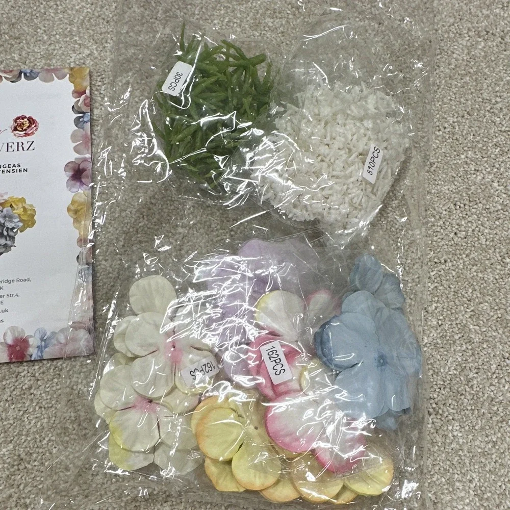 Forever Flowerz Spring Hydrangeas Fabric Hydrangea Craft Kit